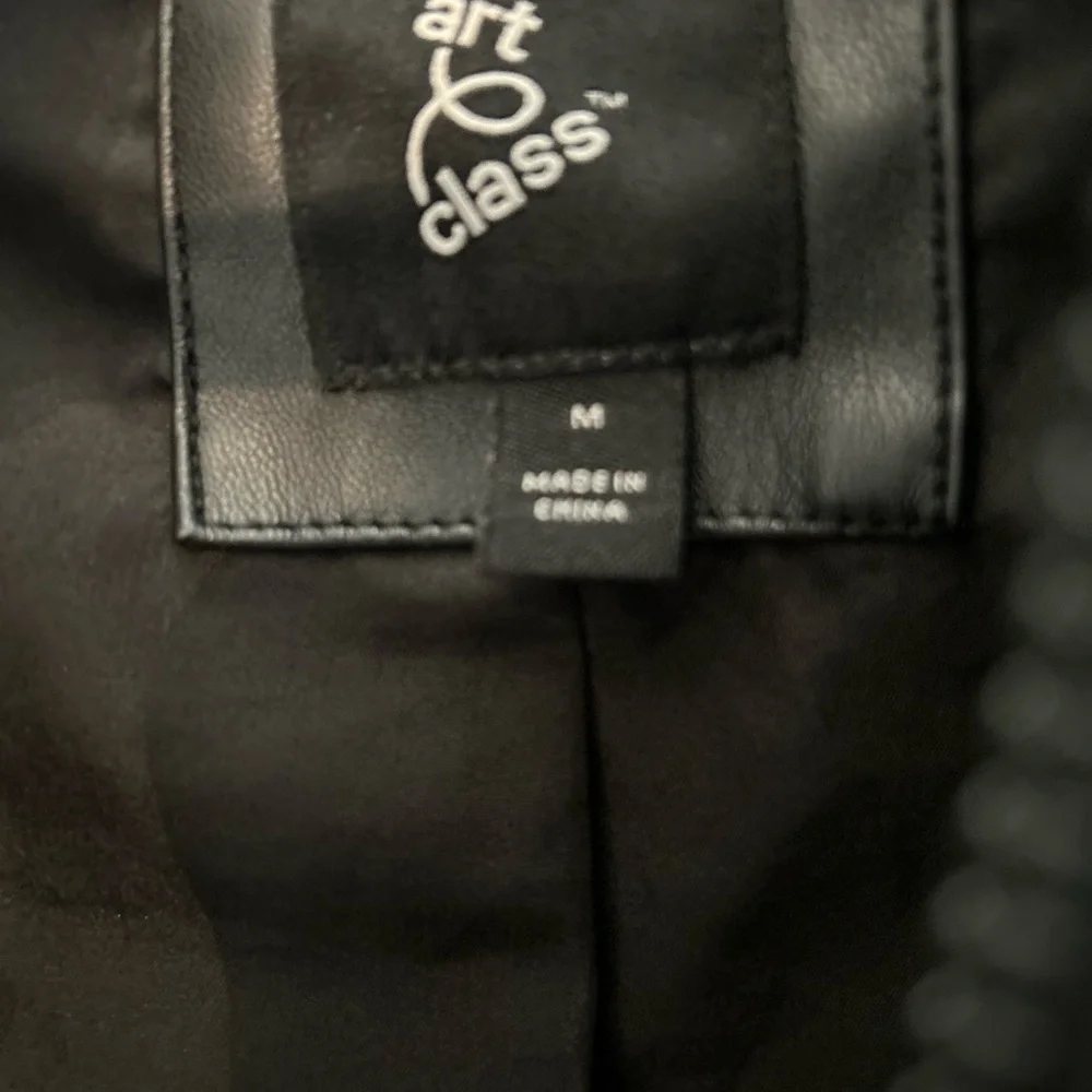 Art Class Black Puffer Jacket for Kids